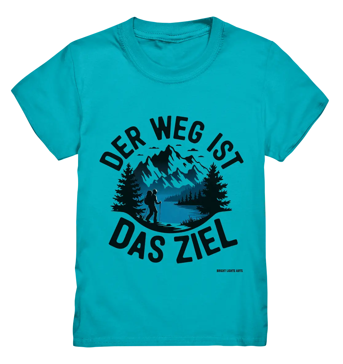 Der Weg ist das Ziel – Abenteuer & Natur erleben - Kids Premium Shirt Bright Lights Arts