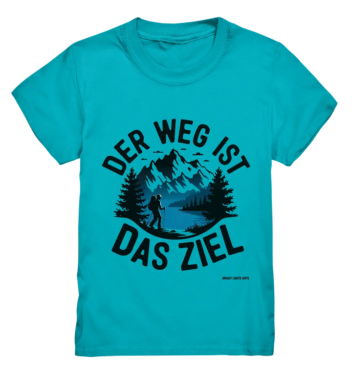 Der Weg ist das Ziel – Abenteuer & Natur erleben - Kids Premium Shirt Bright Lights Arts