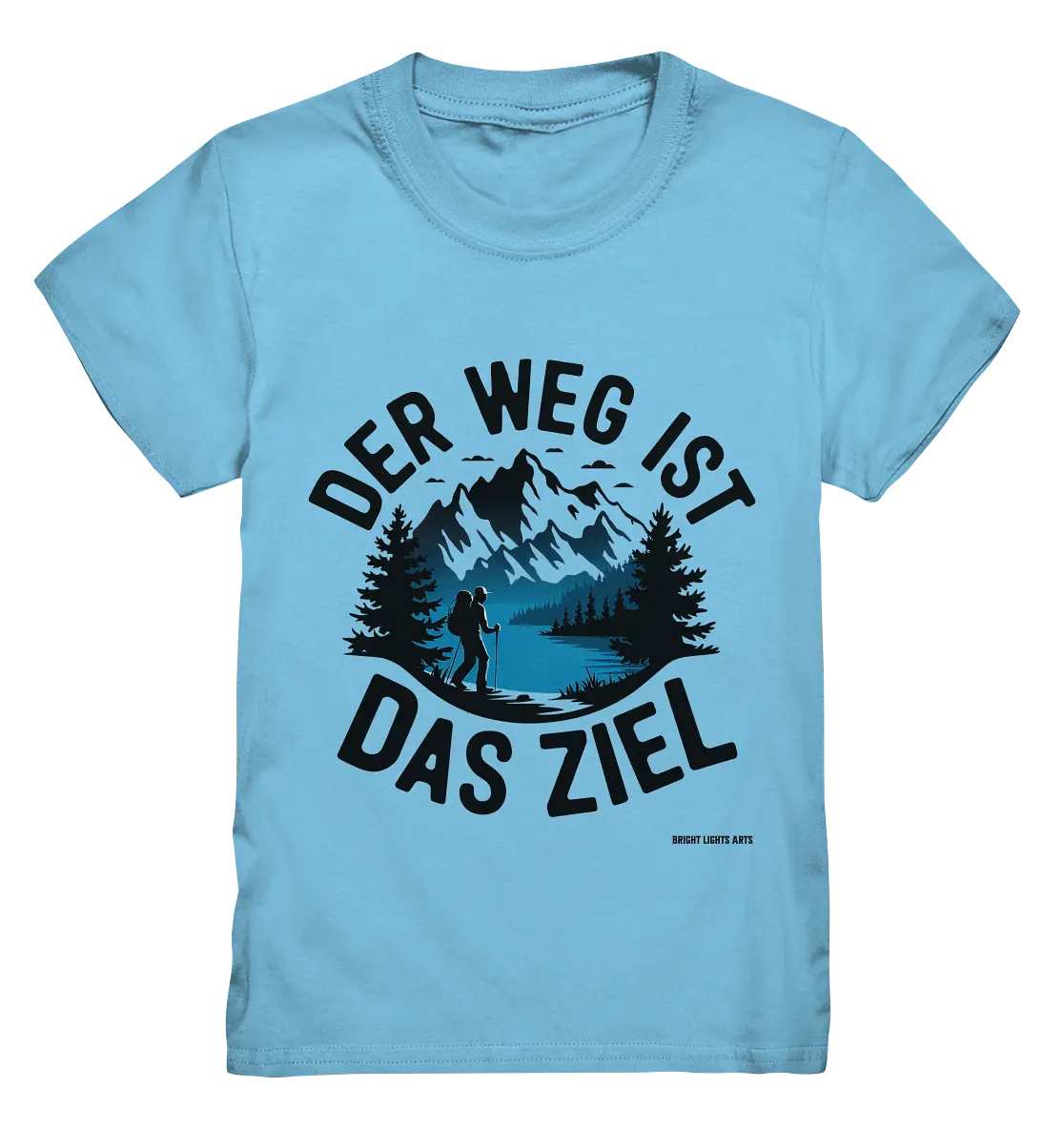 Der Weg ist das Ziel – Abenteuer & Natur erleben - Kids Premium Shirt Bright Lights Arts