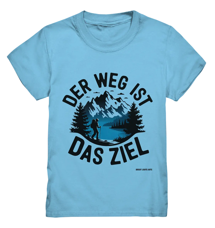 Der Weg ist das Ziel – Abenteuer & Natur erleben - Kids Premium Shirt Bright Lights Arts