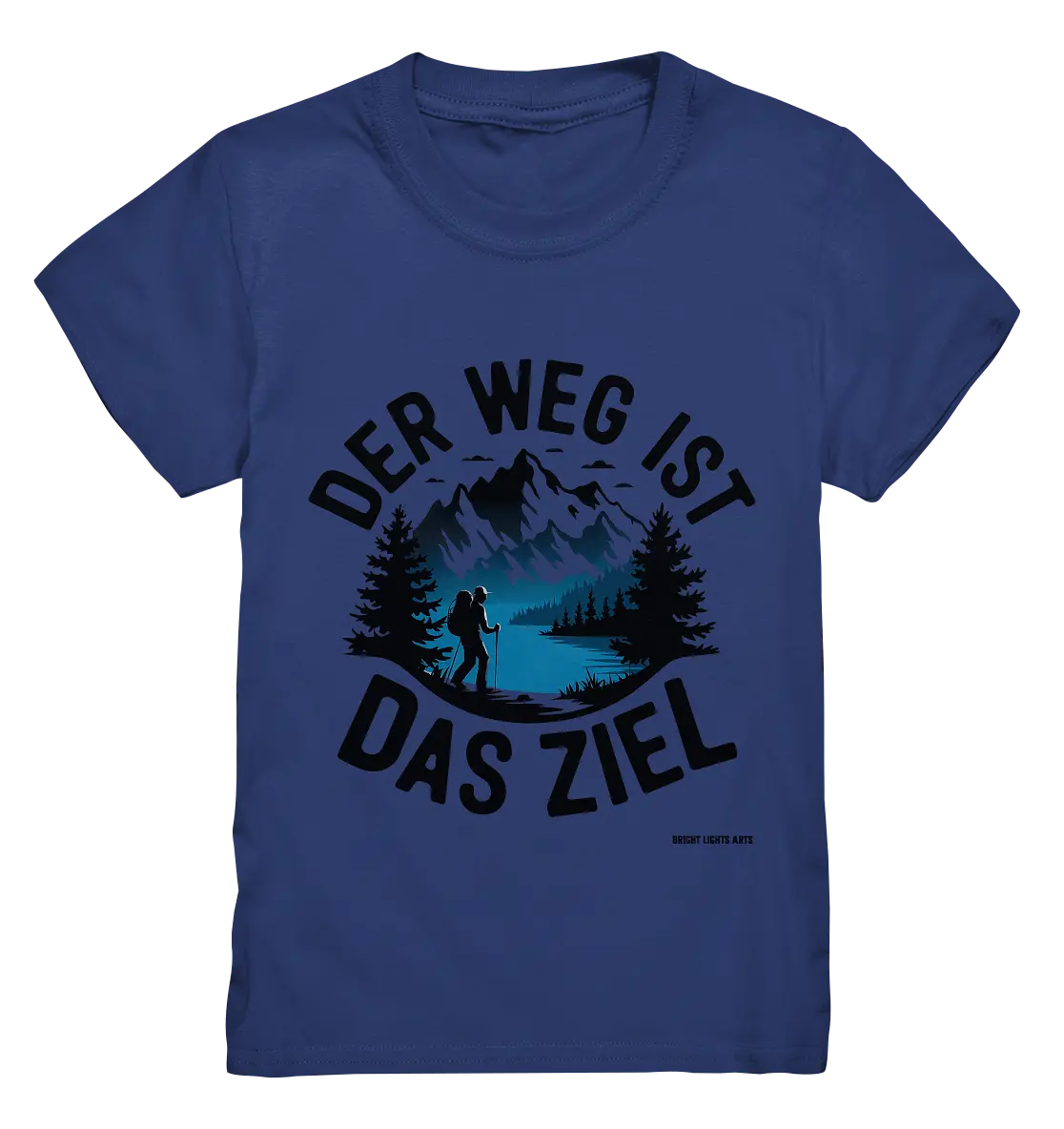 Der Weg ist das Ziel – Abenteuer & Natur erleben - Kids Premium Shirt Bright Lights Arts