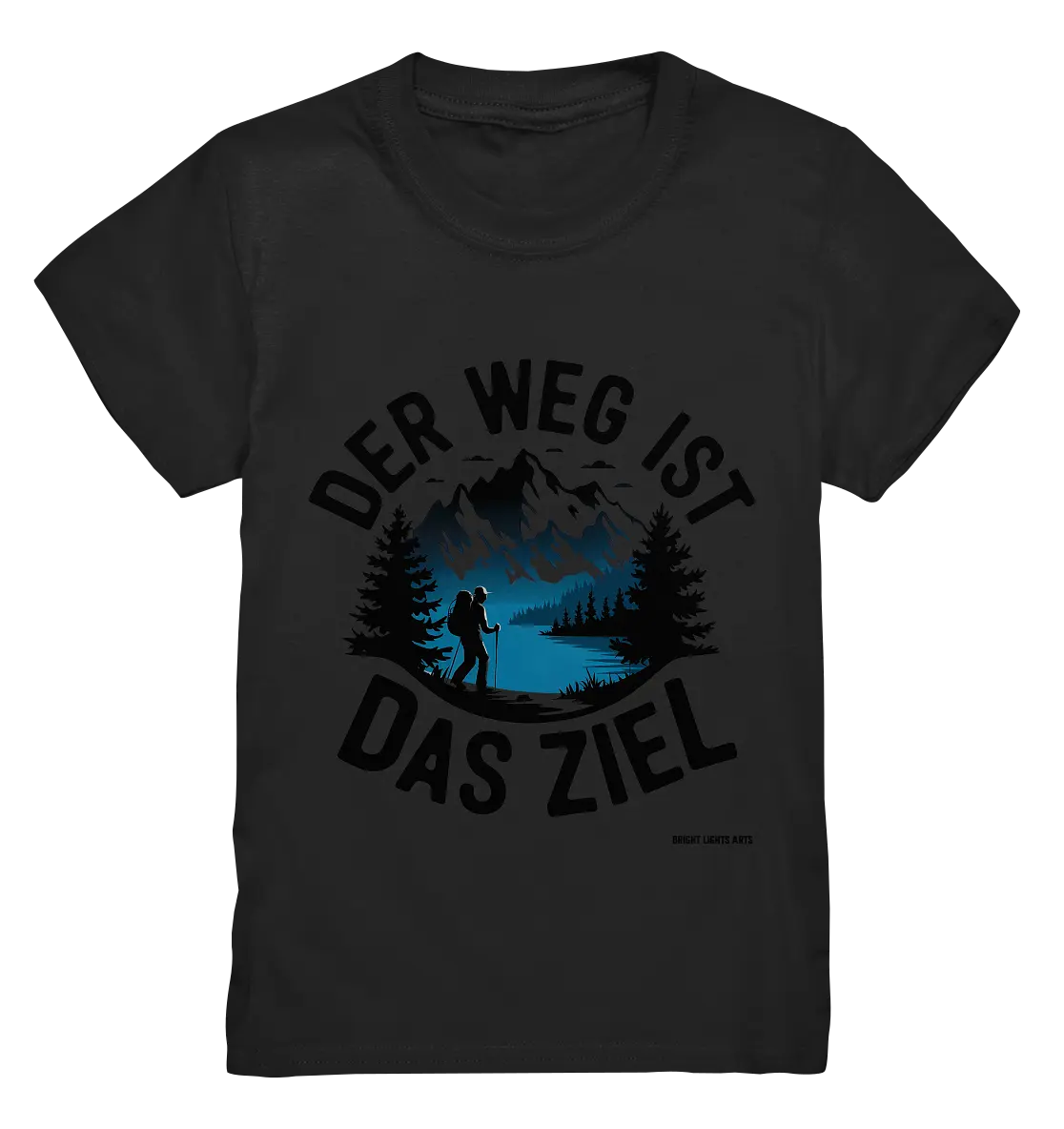 Der Weg ist das Ziel – Abenteuer & Natur erleben - Kids Premium Shirt Bright Lights Arts
