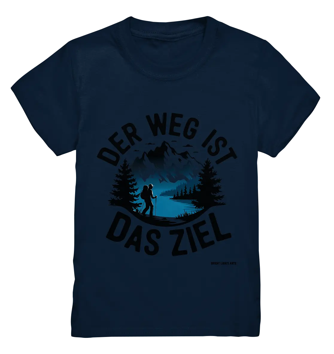Der Weg ist das Ziel – Abenteuer & Natur erleben - Kids Premium Shirt Bright Lights Arts