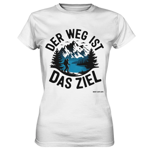 Der Weg ist das Ziel – Abenteuer & Natur erleben - Ladies Premium Shirt Bright Lights Arts