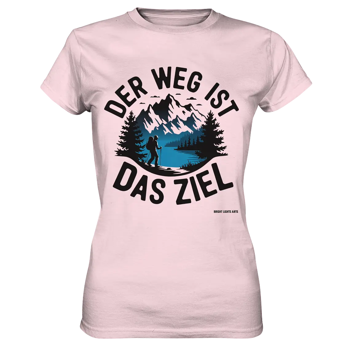Der Weg ist das Ziel – Abenteuer & Natur erleben - Ladies Premium Shirt Bright Lights Arts