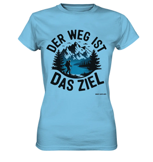 Der Weg ist das Ziel – Abenteuer & Natur erleben - Ladies Premium Shirt Bright Lights Arts