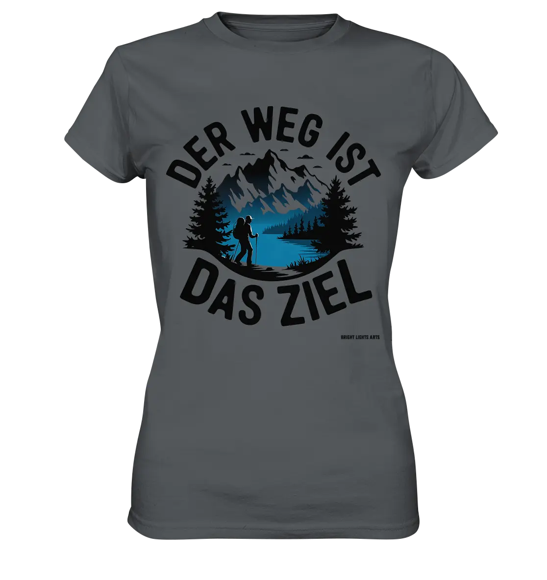 Der Weg ist das Ziel – Abenteuer & Natur erleben - Ladies Premium Shirt Bright Lights Arts