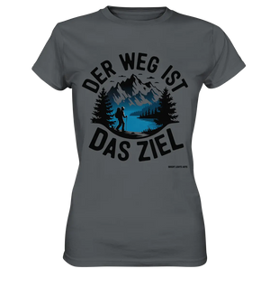 Der Weg ist das Ziel – Abenteuer & Natur erleben - Ladies Premium Shirt Bright Lights Arts