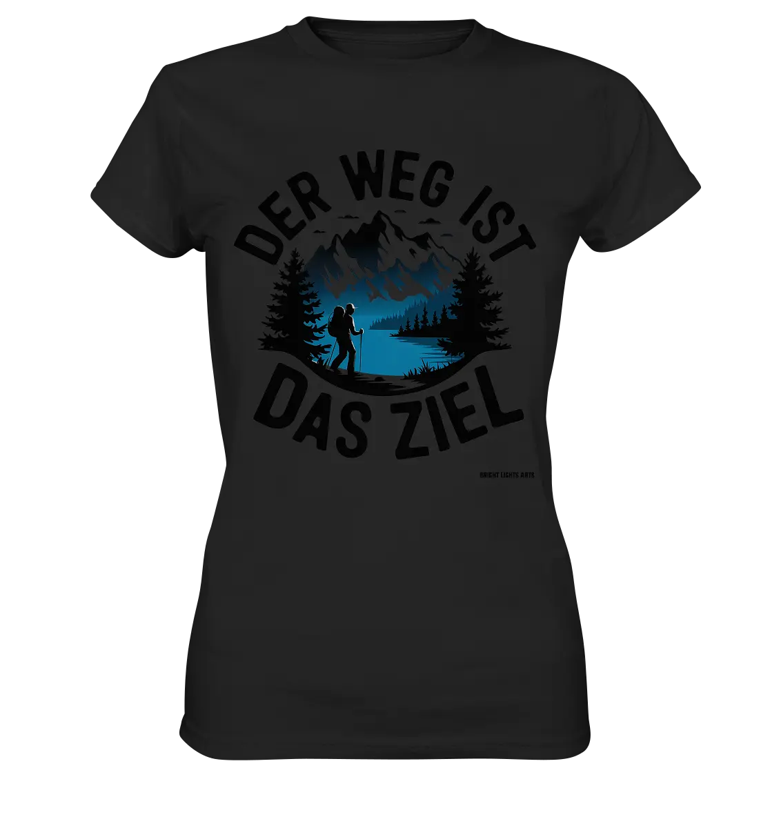 Der Weg ist das Ziel – Abenteuer & Natur erleben - Ladies Premium Shirt Bright Lights Arts