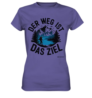 Der Weg ist das Ziel – Abenteuer & Natur erleben - Ladies Premium Shirt Bright Lights Arts