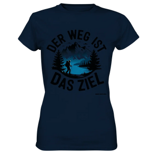 Der Weg ist das Ziel – Abenteuer & Natur erleben - Ladies Premium Shirt Bright Lights Arts
