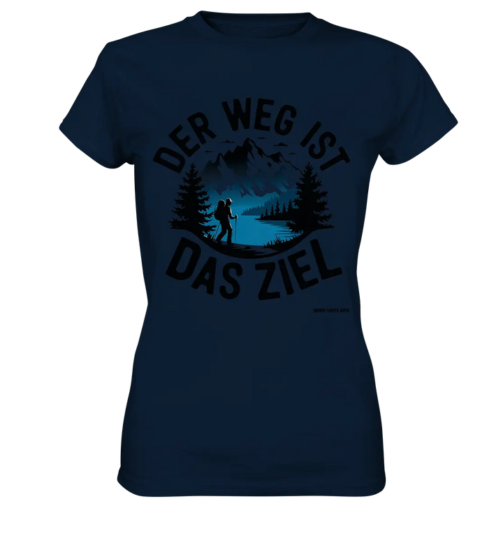 Der Weg ist das Ziel – Abenteuer & Natur erleben - Ladies Premium Shirt Bright Lights Arts