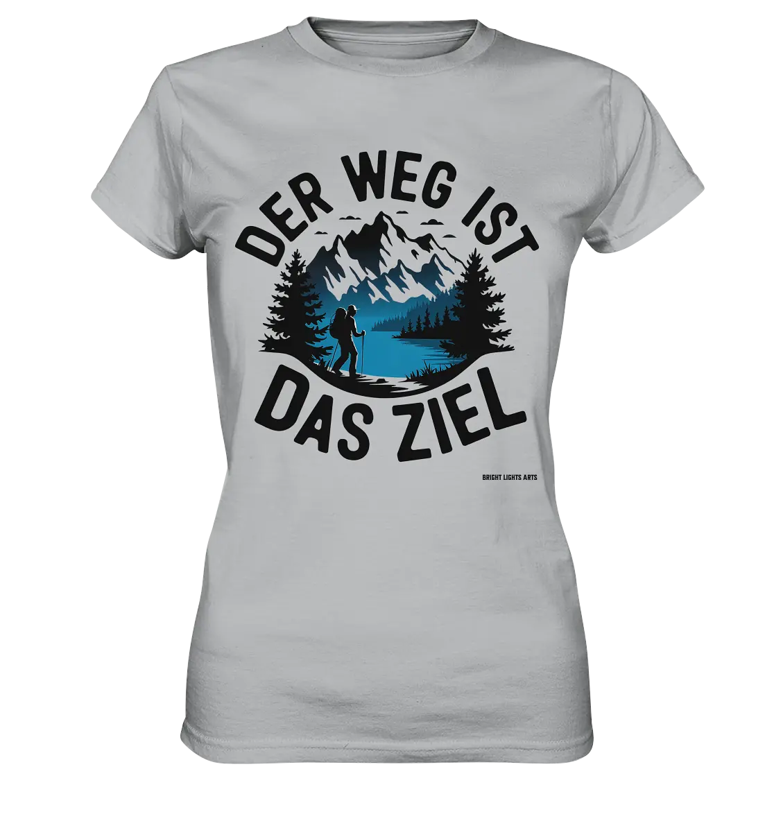 Der Weg ist das Ziel – Abenteuer & Natur erleben - Ladies Premium Shirt Bright Lights Arts