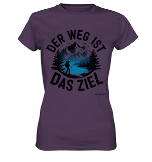 Der Weg ist das Ziel – Abenteuer & Natur erleben - Ladies Premium Shirt Bright Lights Arts