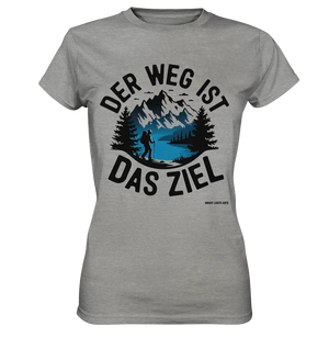 Der Weg ist das Ziel – Abenteuer & Natur erleben - Ladies Premium Shirt Bright Lights Arts