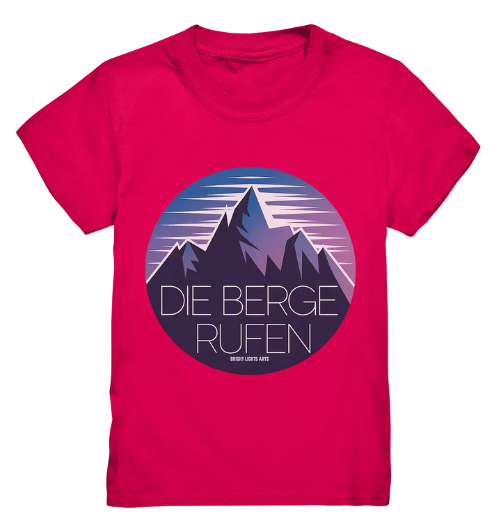 Die Berge rufen – Ein Abenteuer wartet! - Kids Premium Shirt Bright Lights Arts