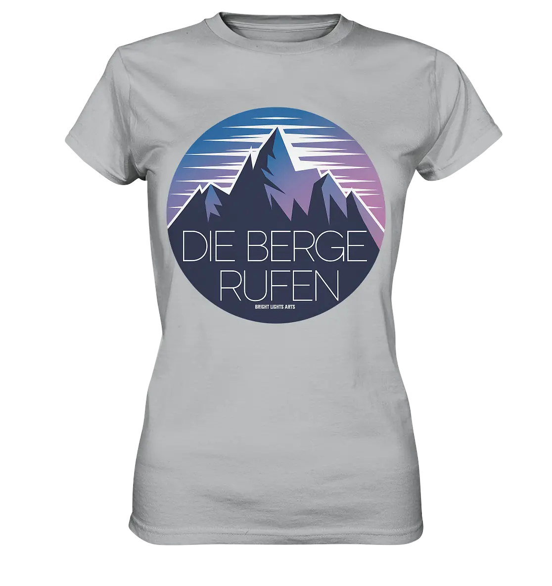 Die Berge rufen – Ein Abenteuer wartet! - Ladies Premium Shirt Bright Lights Arts