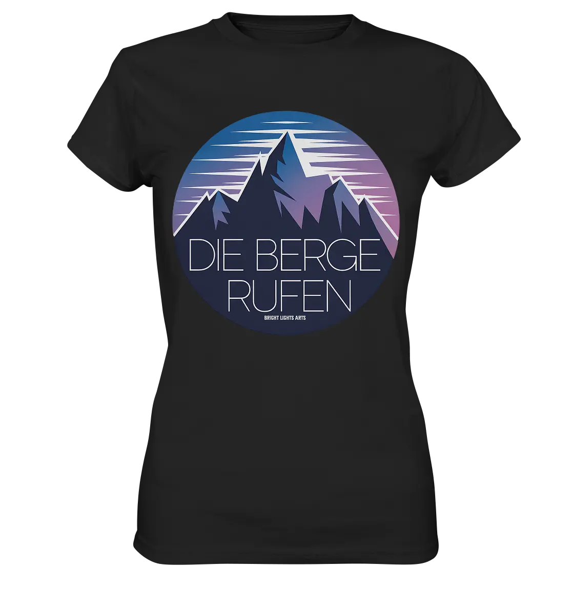 Die Berge rufen – Ein Abenteuer wartet! - Ladies Premium Shirt Bright Lights Arts