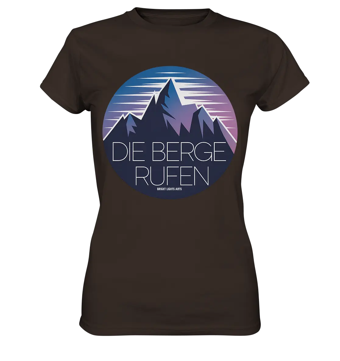 Die Berge rufen – Ein Abenteuer wartet! - Ladies Premium Shirt Bright Lights Arts