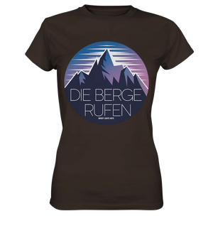 Die Berge rufen – Ein Abenteuer wartet! - Ladies Premium Shirt Bright Lights Arts