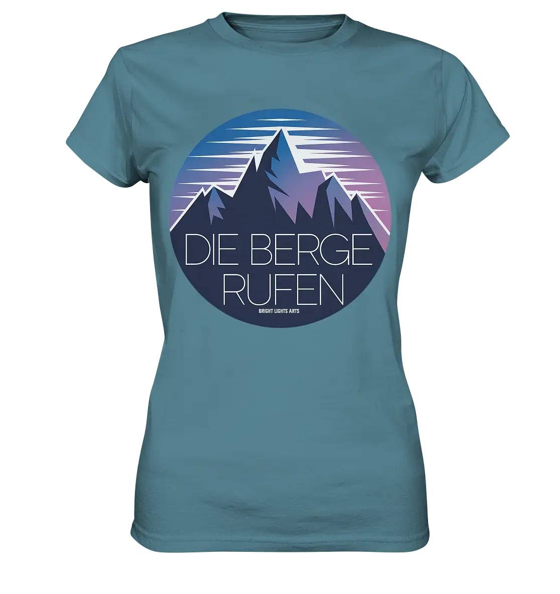 Die Berge rufen – Ein Abenteuer wartet! - Ladies Premium Shirt Bright Lights Arts