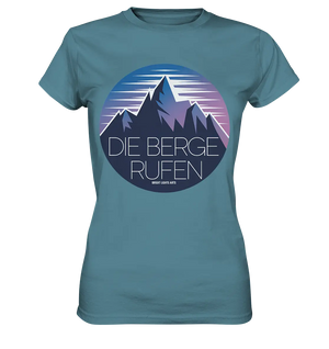 Die Berge rufen – Ein Abenteuer wartet! - Ladies Premium Shirt Bright Lights Arts