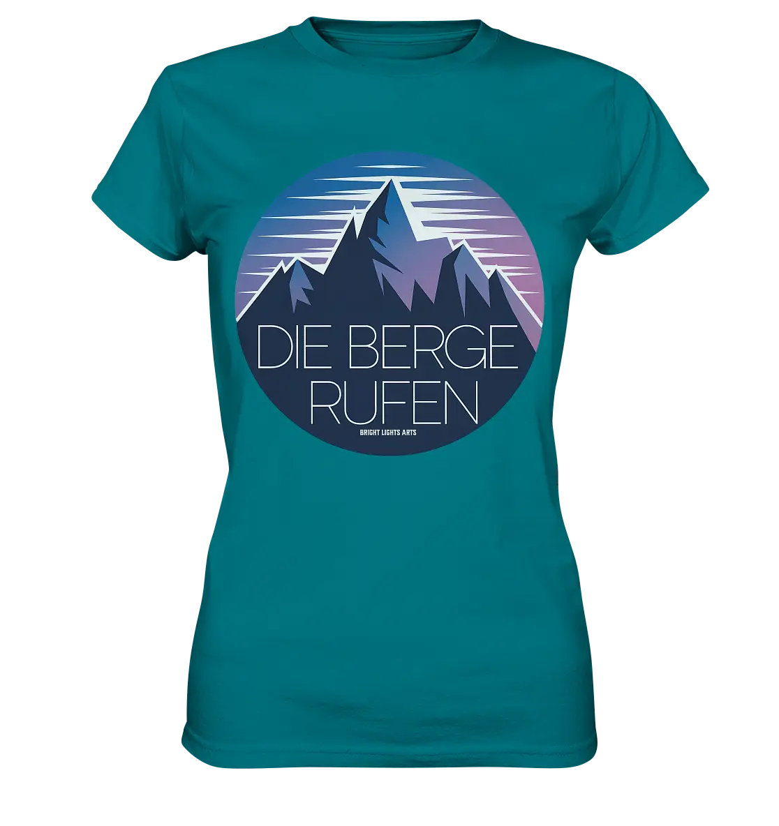 Die Berge rufen – Ein Abenteuer wartet! - Ladies Premium Shirt Bright Lights Arts