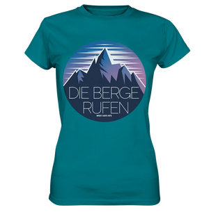 Die Berge rufen – Ein Abenteuer wartet! - Ladies Premium Shirt Bright Lights Arts