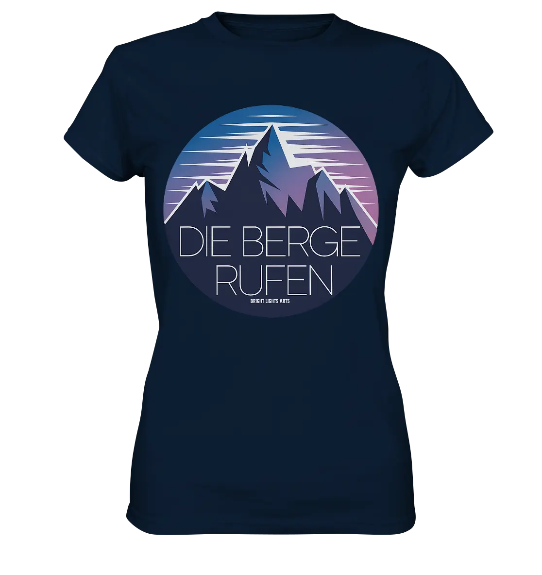 Die Berge rufen – Ein Abenteuer wartet! - Ladies Premium Shirt Bright Lights Arts