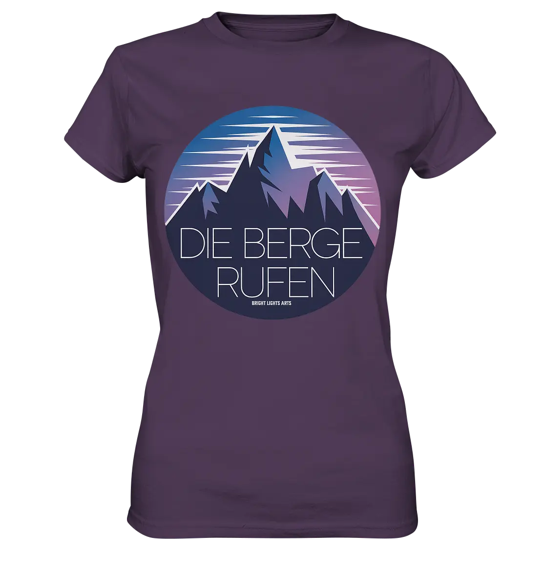 Die Berge rufen – Ein Abenteuer wartet! - Ladies Premium Shirt Bright Lights Arts