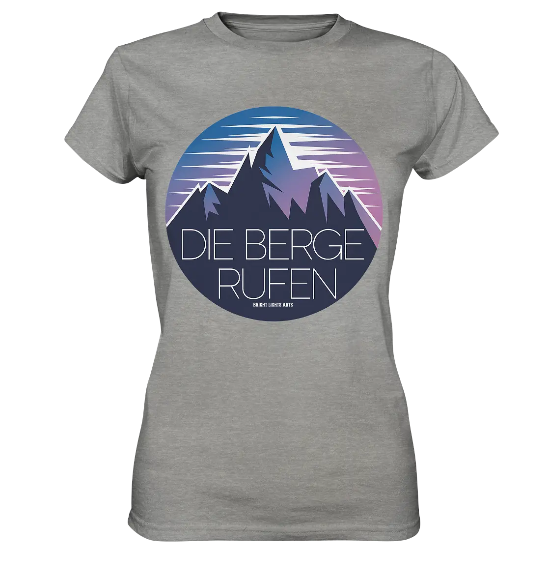Die Berge rufen – Ein Abenteuer wartet! - Ladies Premium Shirt Bright Lights Arts
