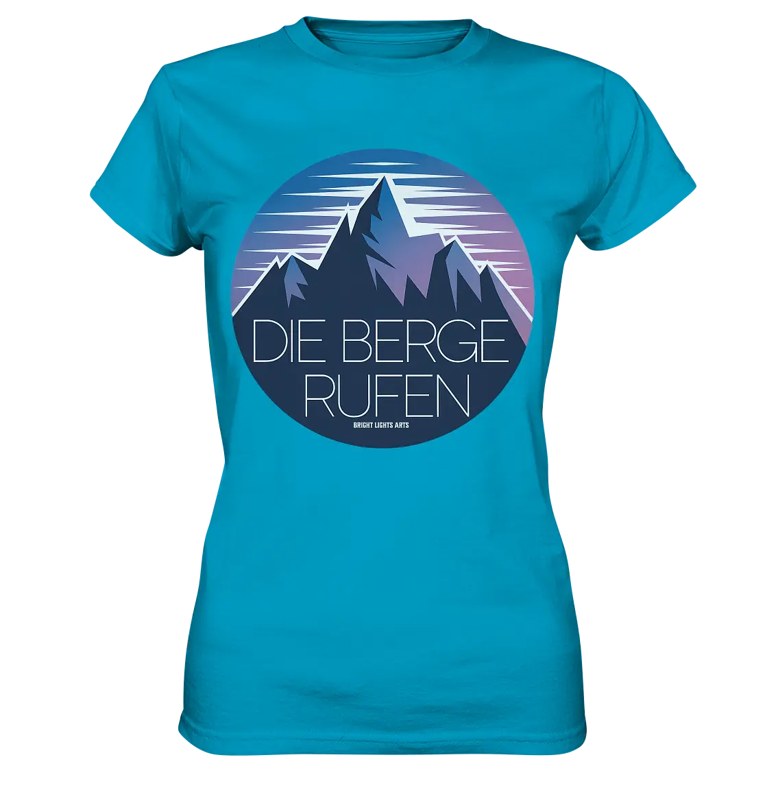 Die Berge rufen – Ein Abenteuer wartet! - Ladies Premium Shirt Bright Lights Arts