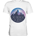 Die Berge rufen – Ein Abenteuer wartet! - Premium Shirt Bright Lights Arts