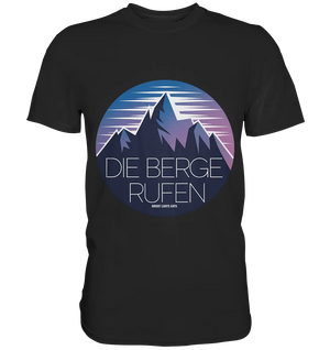 Die Berge rufen – Ein Abenteuer wartet! - Premium Shirt Bright Lights Arts