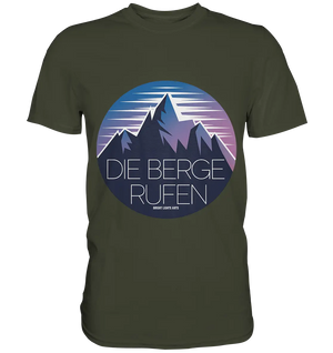 Die Berge rufen – Ein Abenteuer wartet! - Premium Shirt Bright Lights Arts