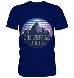 Die Berge rufen – Ein Abenteuer wartet! - Premium Shirt Bright Lights Arts