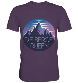 Die Berge rufen – Ein Abenteuer wartet! - Premium Shirt Bright Lights Arts