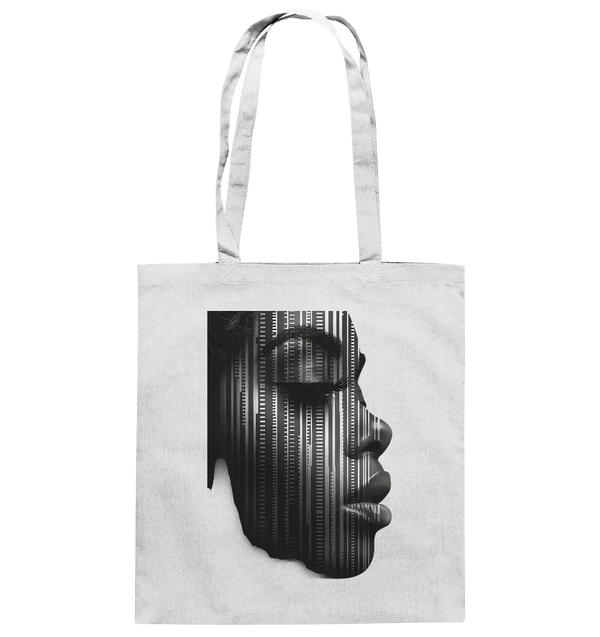 Digitale Identität – Moderne Kunst zwischen Mensch & Code - Baumwolltasche Bright Lights Arts