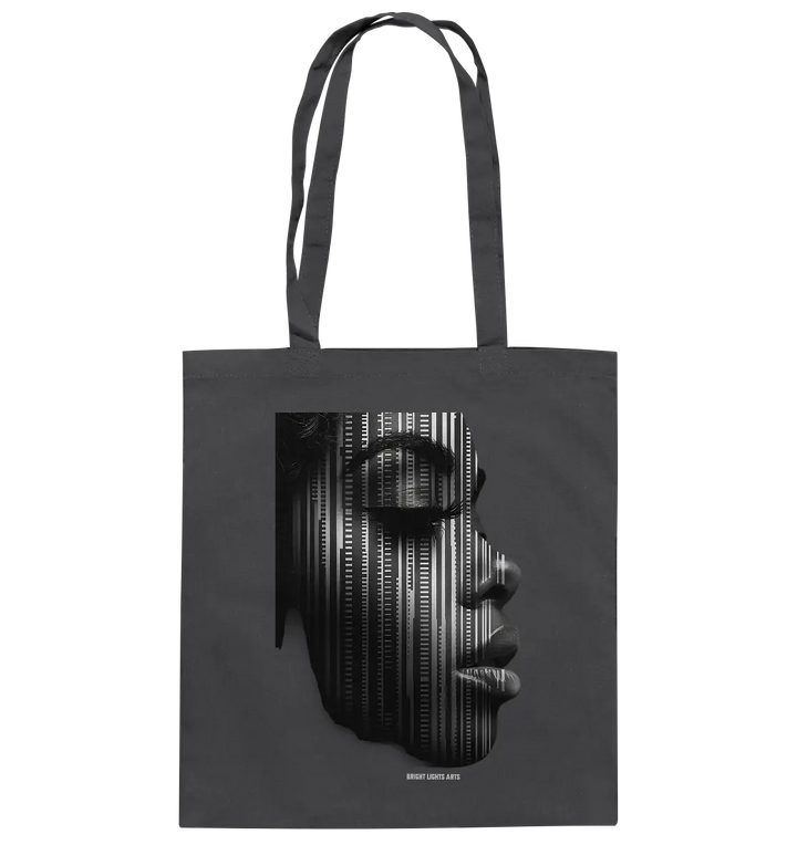 Digitale Identität – Moderne Kunst zwischen Mensch & Code - Baumwolltasche Bright Lights Arts