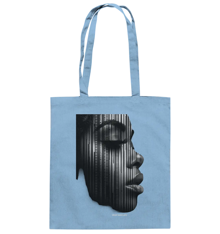 Digitale Identität – Moderne Kunst zwischen Mensch & Code - Baumwolltasche Bright Lights Arts