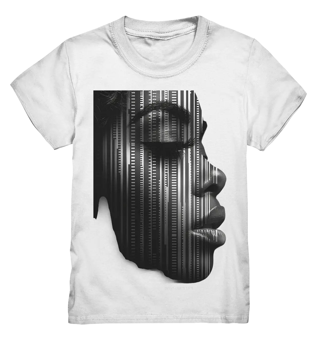 Digitale Identität – Moderne Kunst zwischen Mensch & Code - Kids Premium Shirt Bright Lights Arts