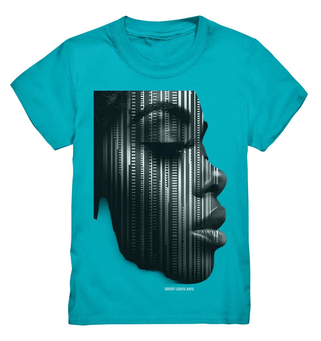 Digitale Identität – Moderne Kunst zwischen Mensch & Code - Kids Premium Shirt Bright Lights Arts