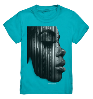 Digitale Identität – Moderne Kunst zwischen Mensch & Code - Kids Premium Shirt Bright Lights Arts