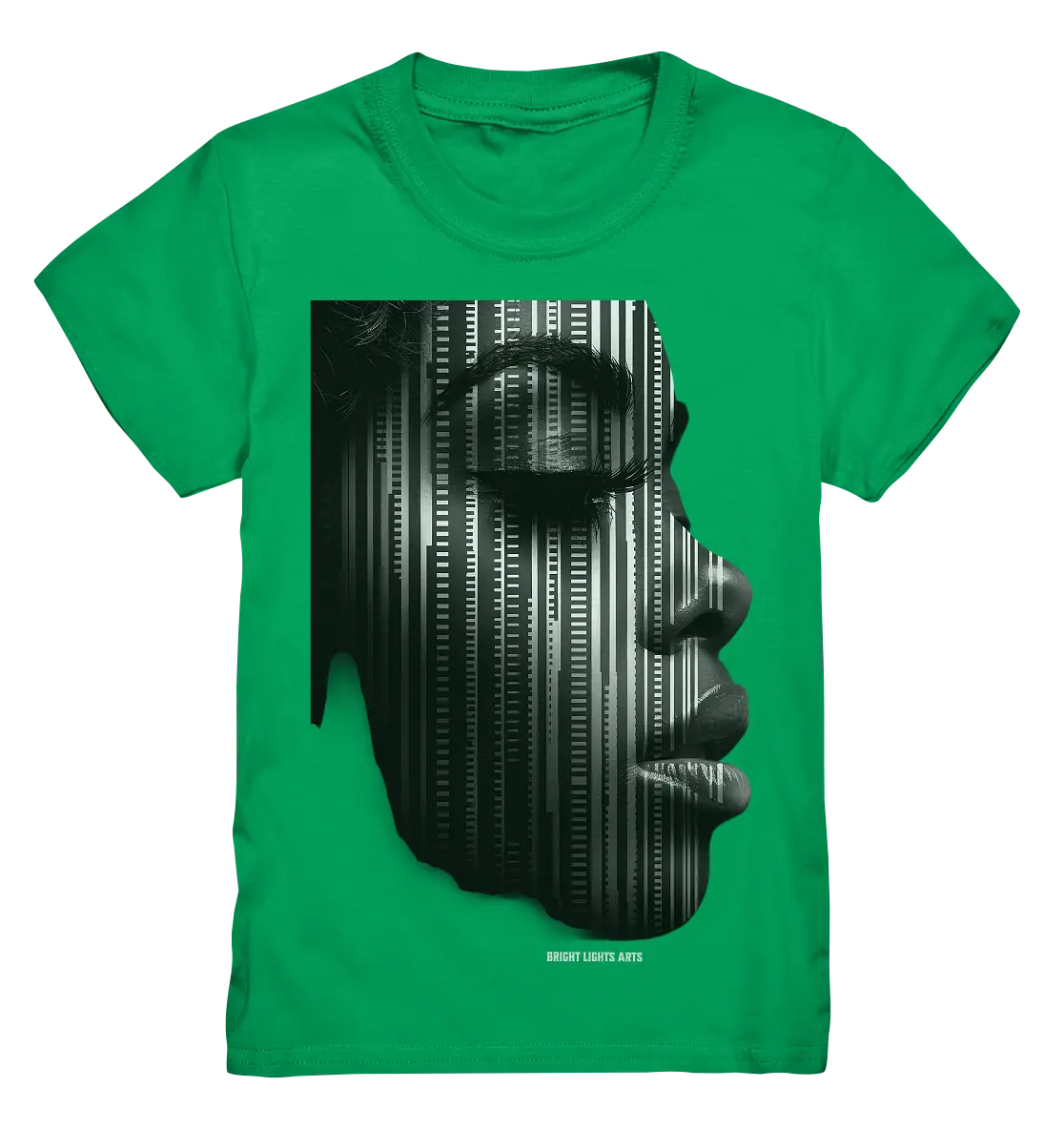 Digitale Identität – Moderne Kunst zwischen Mensch & Code - Kids Premium Shirt Bright Lights Arts