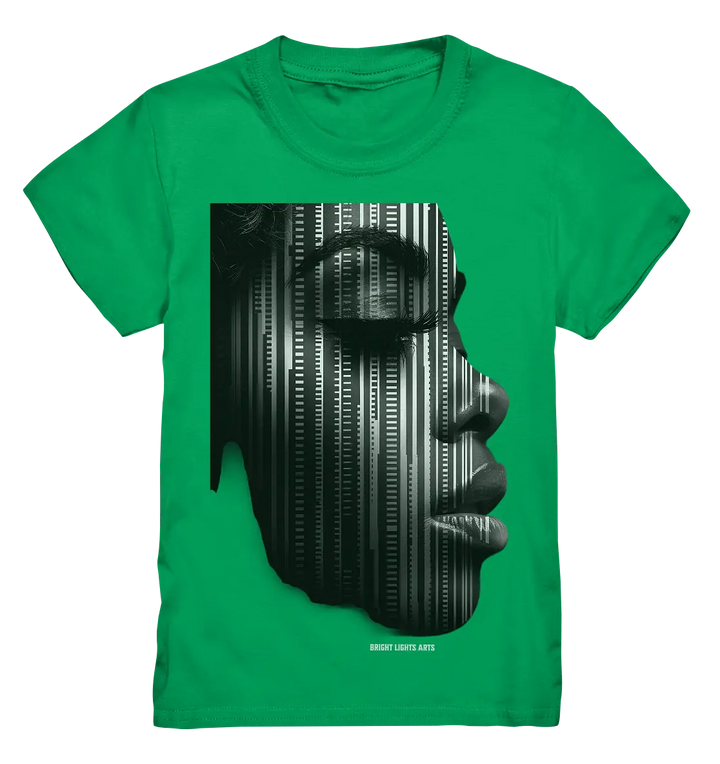 Digitale Identität – Moderne Kunst zwischen Mensch & Code - Kids Premium Shirt Bright Lights Arts