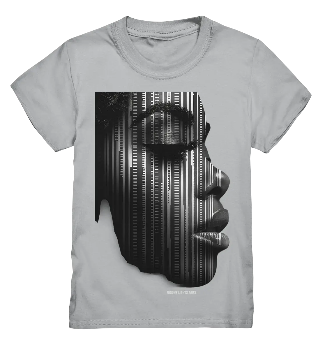 Digitale Identität – Moderne Kunst zwischen Mensch & Code - Kids Premium Shirt Bright Lights Arts