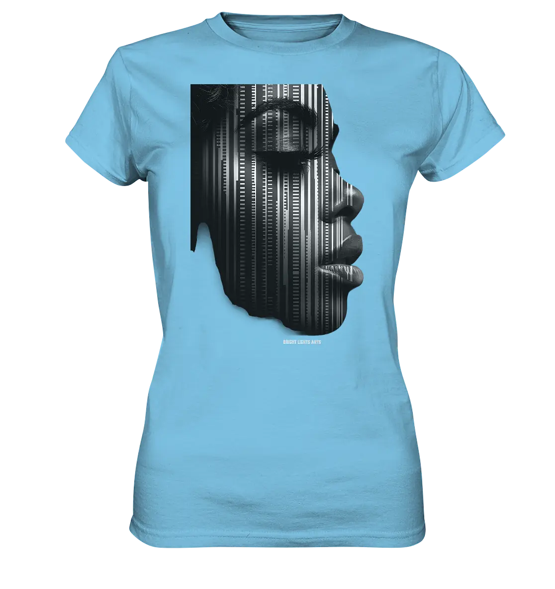 Digitale Identität – Moderne Kunst zwischen Mensch & Code - Ladies Premium Shirt Bright Lights Arts