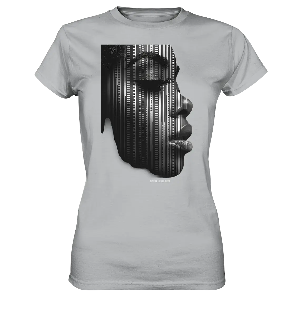 Digitale Identität – Moderne Kunst zwischen Mensch & Code - Ladies Premium Shirt Bright Lights Arts
