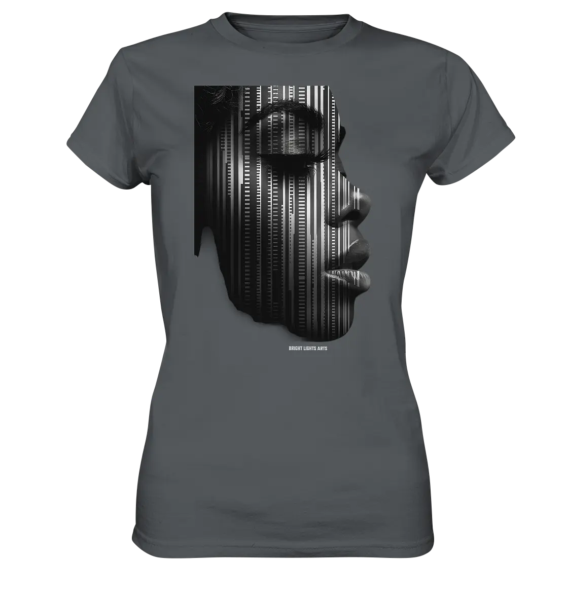Digitale Identität – Moderne Kunst zwischen Mensch & Code - Ladies Premium Shirt Bright Lights Arts