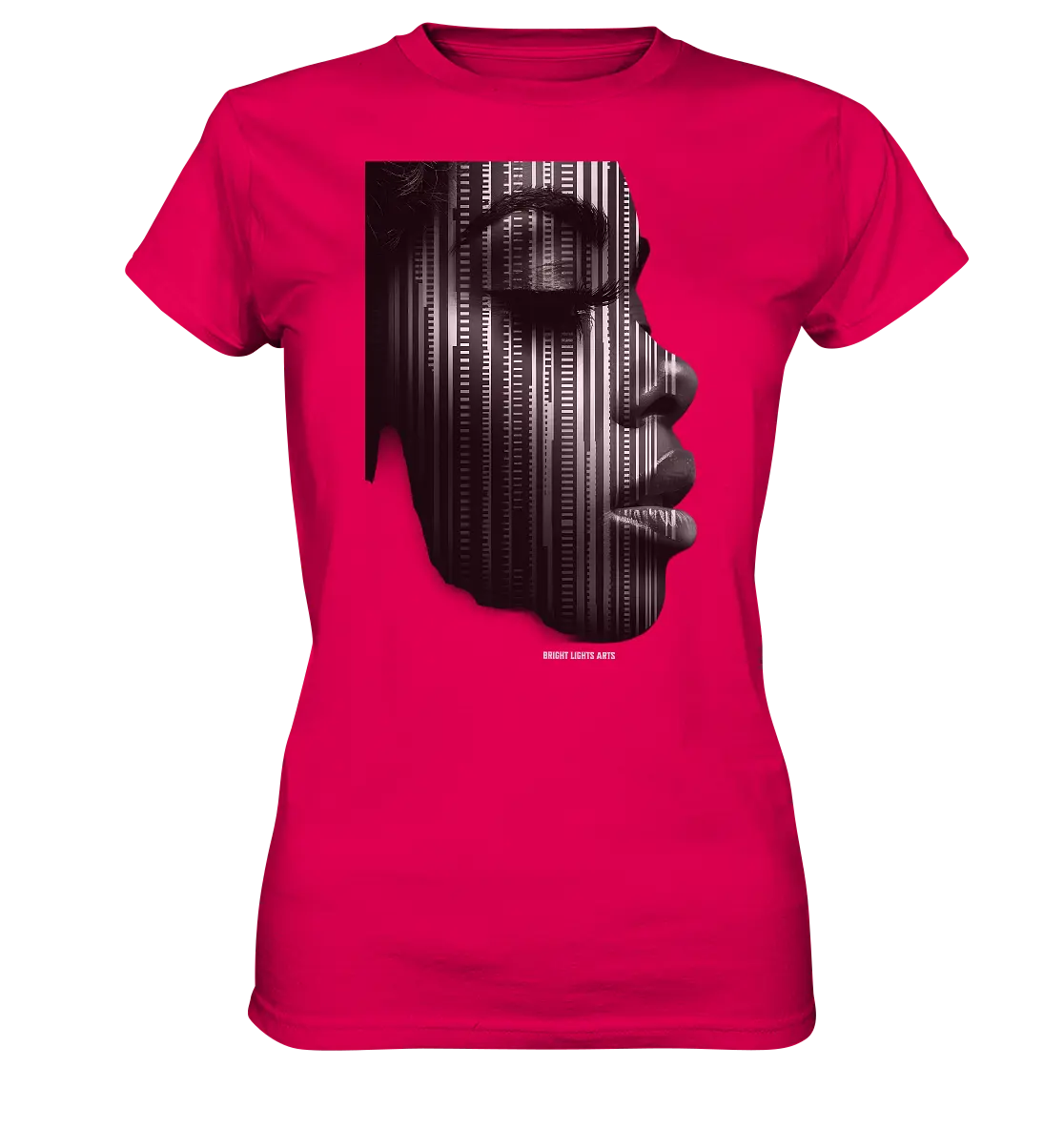 Digitale Identität – Moderne Kunst zwischen Mensch & Code - Ladies Premium Shirt Bright Lights Arts